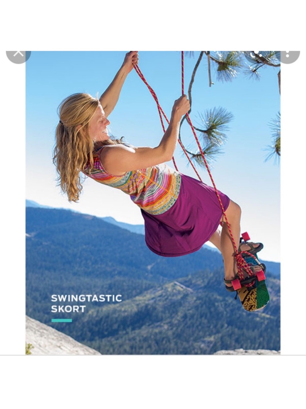 WOMENS 8 TITLE NINE SWINGTASTIC SKORT NIMBLENE